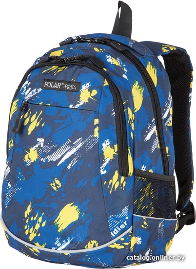 

Школьный рюкзак Polar 18302 (желтый/синий)