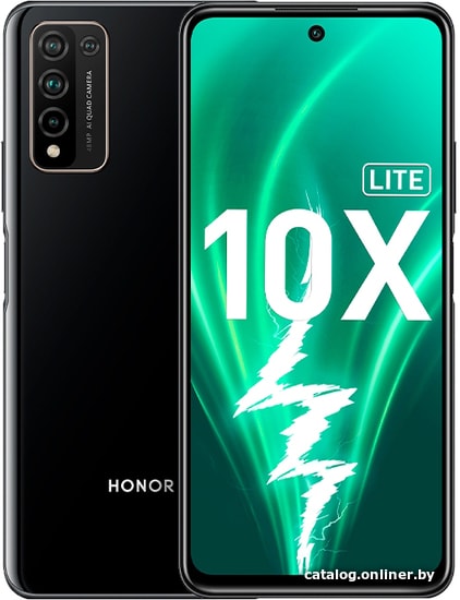 

Смартфон HONOR 10X Lite DNN-LX9 4GB/128GB (полночный черный)