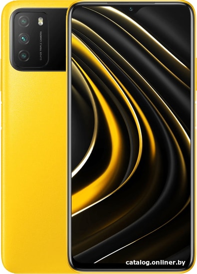 

Смартфон POCO M3 4GB/64GB международная версия (желтый)