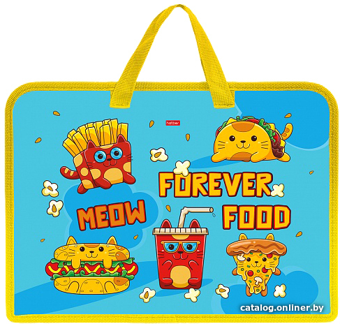 

Папка-портфель Hatber Cats-Fast Food AMn_25050