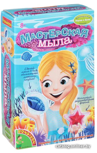 

Набор для опытов Bondibon Науки с Буки Мастерская мыла ВВ1338