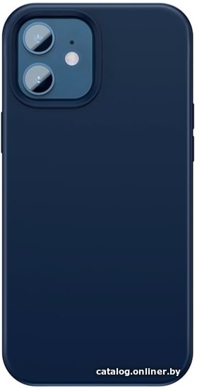 

Чехол для телефона Baseus Liquid Silica Gel для iPhone 12/12 Pro (синий)