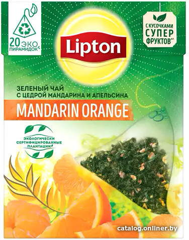 

Зеленый чай Lipton Mandarin Orange Tea зеленый 20 шт