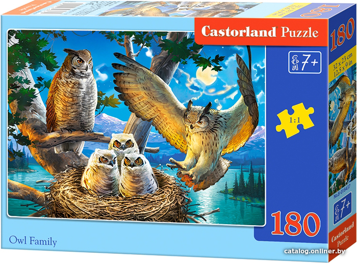 

Пазл Castorland Семья сов B-018437
