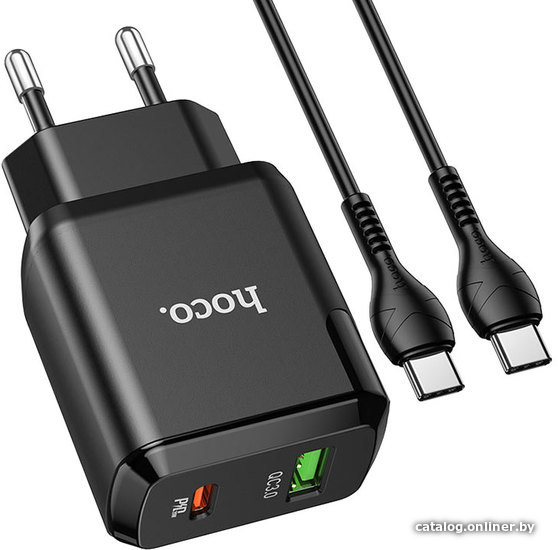 

Сетевое зарядное Hoco N5 USB Type-C (черный)