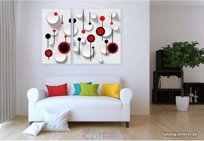 

Модульная картина Citydecor Абстракция 12.11 70x100 см