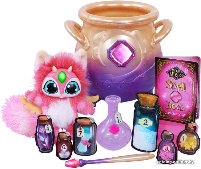 

Набор для опытов Moose Magic Mixies Волшебный котел розовый