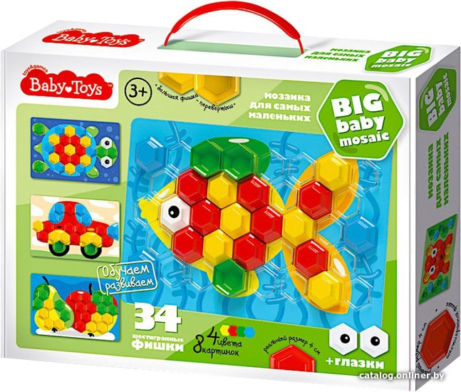 

Мозаика/пазл Baby Toys Для самых маленьких 34 элемента 02516