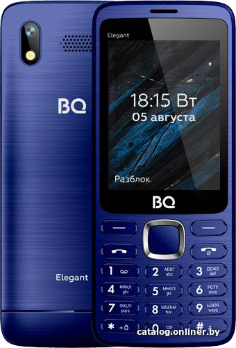 

Кнопочный телефон BQ-Mobile BQ-2823 Elegant (синий)