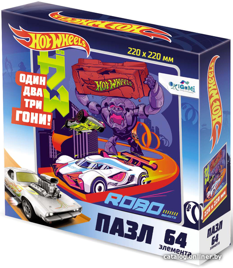 

Пазл Origami Game Hot Wheels Роботы 05905 (64 эл)
