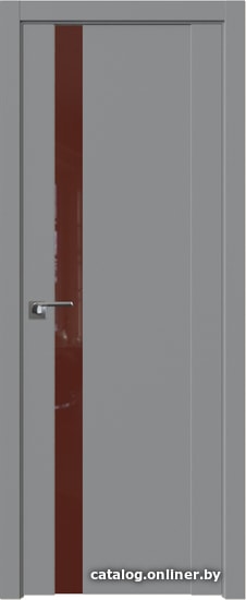 

Межкомнатная дверь ProfilDoors 62U 80x200 (манхэттен, стекло коричневый лак)