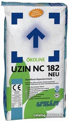 

Шпатлевка Uzin NC 182 Neu быстросохнущая ремонтная масса, 12.5кг