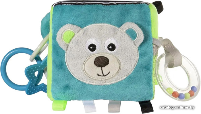 

Развивающая игрушка Canpol Soft Sensory Cube Bears 68/073 (зеленый/серый)
