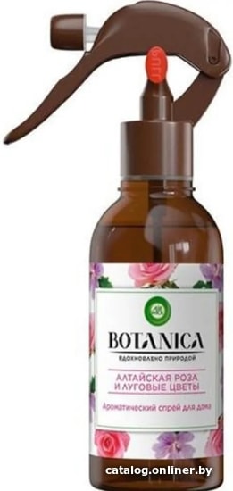 

Спрей парфюмированный Air Wick Botanica 236 мл (алтайская роза и луговые цветы)