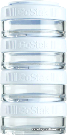 

Набор контейнеров Blender Bottle GoStak Tritan BB-G40-WHITE