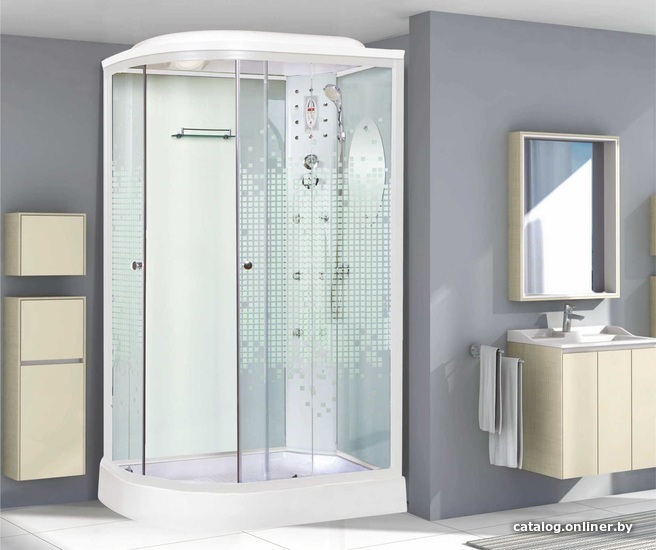 

Душевая кабина Niagara NG-303-01RN 120x80x220 (мозаика стекло, правая)