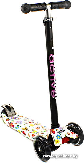 

Трехколесный самокат Triumf Active SKL-07LP Maxi Flash Print (butterfly)