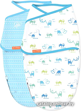 

Пеленка-кокон Summer Infant SwaddleMe Luxe Whisper Quiet Swaddle 0-3 мес. (голубые/зеленые машинки)