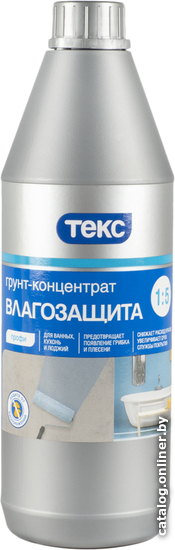 

Грунтовка ТЕКС Влагозащита Профи 1:5 900 мл