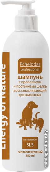 

Шампунь Pchelodar Energy of Nature с прополисом и протеинами шелка (350 мл)