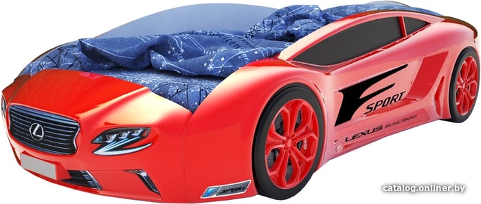 

Кровать-машина КарлСон Roadster Лексус 162x80 (красный)