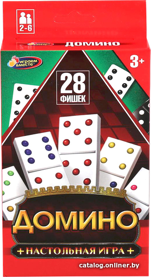 

Настольная игра Играем вместе Домино 1211K246-R