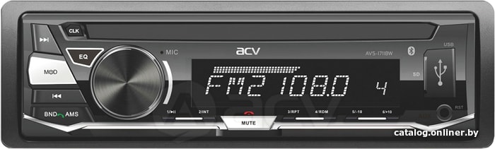 

USB-магнитола ACV AVS-1711BW