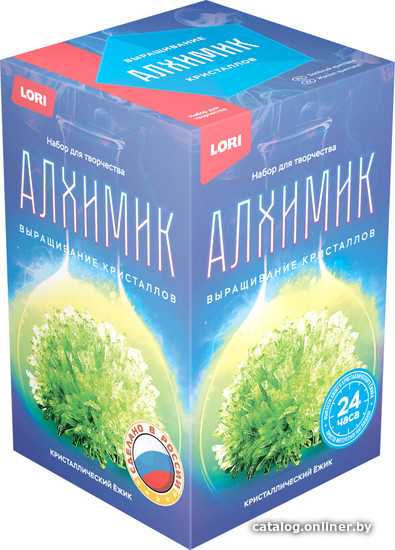

Набор для опытов Lori Кристаллический ежик. Зеленый кристалл Вкр-015