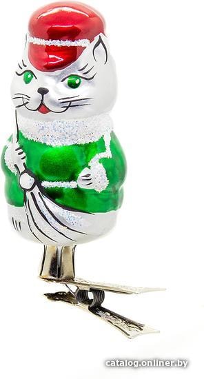 

Елочная игрушка Ёлочка Кот дворник 210406
