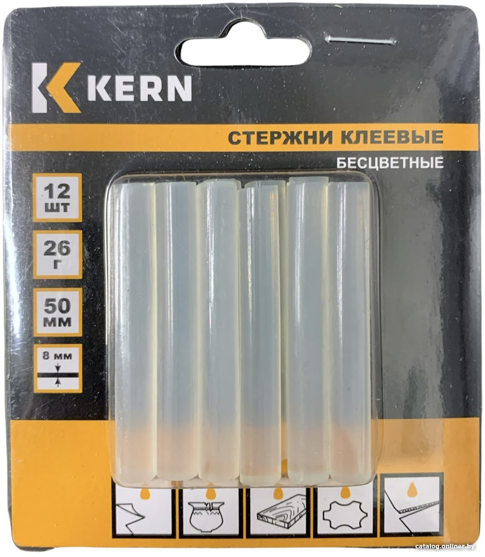

Клеевые стержни Kern KE125607 (12 шт, прозрачный)