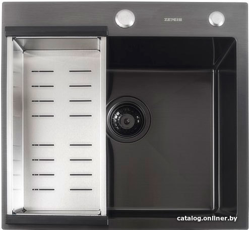 

Кухонная мойка Avina Zepein ZP50х48 PVD (графит)