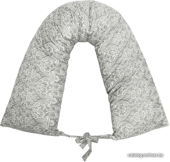

Подушка для беременных Amarobaby Дамаск AB214004DS/11 (серый)