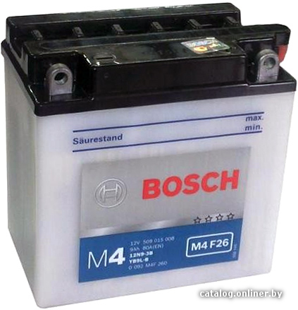 

Мотоциклетный аккумулятор Bosch M4 12N9-3B/YB9L-B 509 015 008 (9 А·ч)