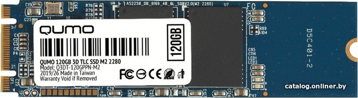 

SSD QUMO Novation 3D TLC 120GB Q3DT-120GPPN-M2