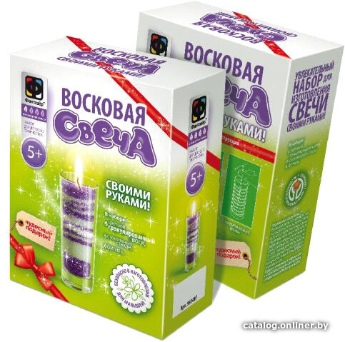 

Набор для изготовления свечей Фантазер Свеча восковая №3 284012