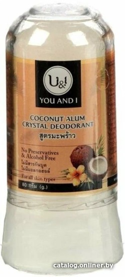 

Дезодорант-кристалл U&I Кокос 80 г
