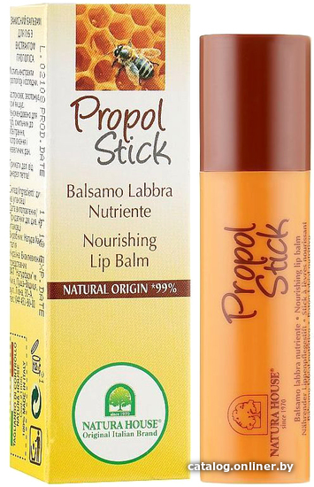 

Natura House Бальзам для губ Питательный с экстрактом прополиса BIO Propol, 10 мл
