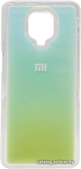 

Чехол для телефона EXPERTS Neon Sand Tpu для Xiaomi Redmi Note 9S/9 PRO с LOGO (синий)