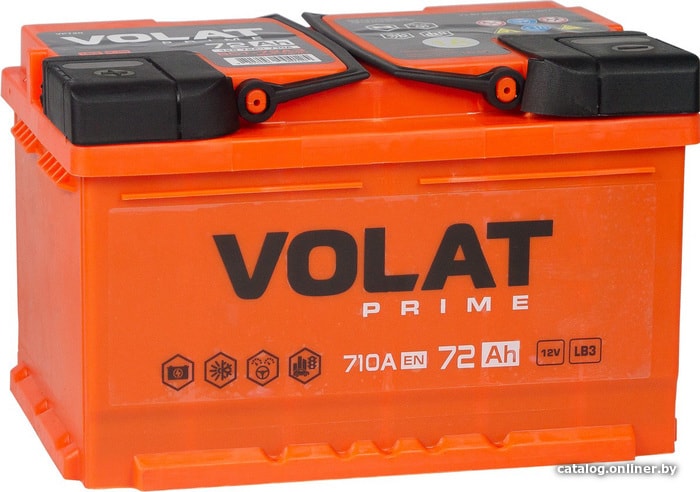 

Автомобильный аккумулятор VOLAT Prime L (72 А·ч)