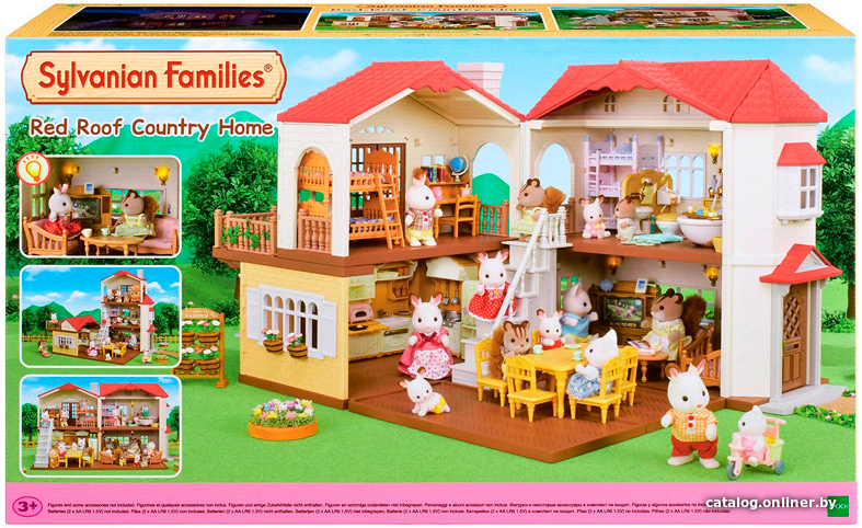 

Кукольный домик Sylvanian Families Большой дом со светом 5302
