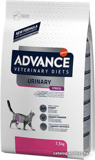 

Сухой корм для кошек Advance Veterinary Diets Urinary Stress 7.5 кг