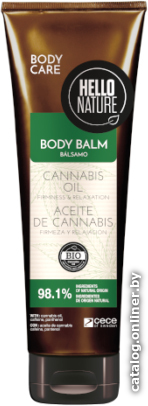 

Hello Nature Бальзам для тела Cannabis Oil Body Balm 250 мл