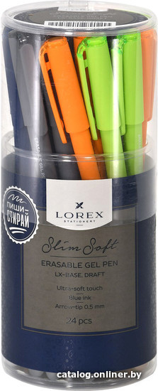 

Ручка гелевая Lorex Lx-Base Draft Slim Soft LXEPSS-LB3
