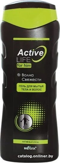 

Belita Гель для душа Men Active Life Волна свежести 250 мл