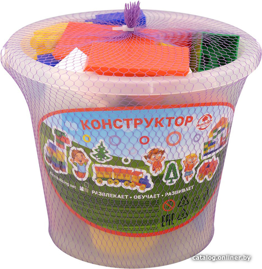 

Конструктор/игрушка-конструктор Мультидом Собери паровозик МТ90-232
