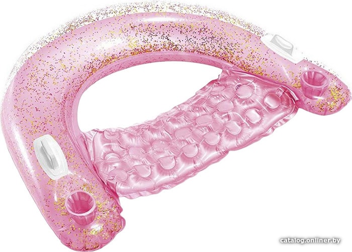 

Надувной плот Intex Glitter Sit'n Float 56831 (розовый)