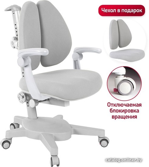 

Детское ортопедическое кресло Anatomica Armata Duos с подлокотниками (серый)