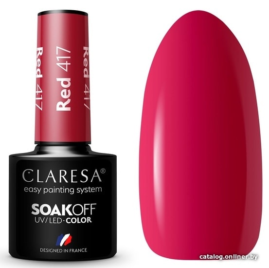 

Гель-лак Claresa Hybrid Red 417 5 мл