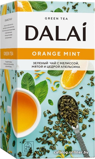 

Зеленый чай DALAI Orange Mint 25 шт