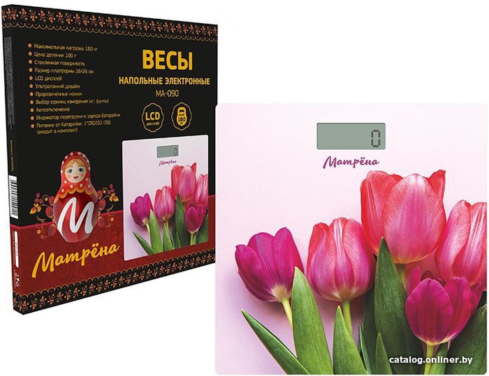 

Напольные весы Матрена MA-090 (тюльпаны)
